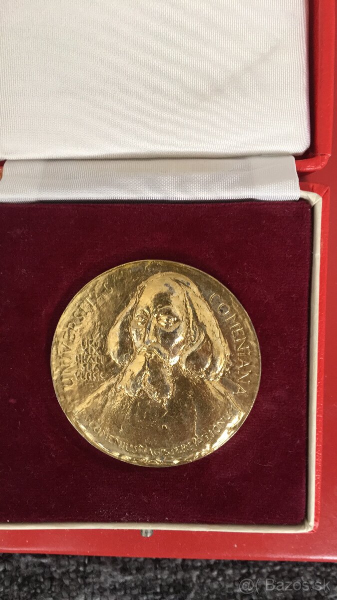 medaila plaketa J.A.Komenský - 2