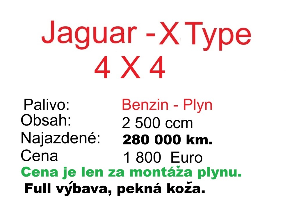 Predám Jaguar - X Type - 2