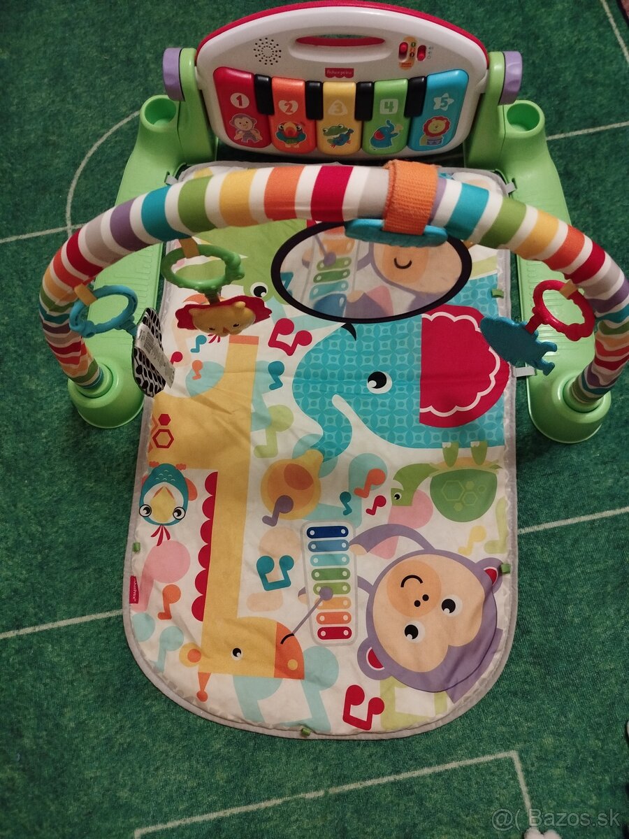 Hracia deka - multifunkčná + grátis hrkálka a mackovia - 2