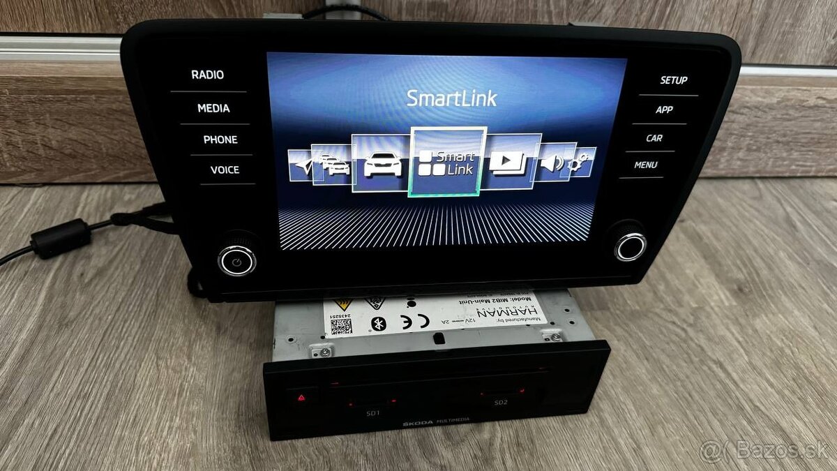 MIB2 Škoda Columbus - Carplay Android Auto - 2