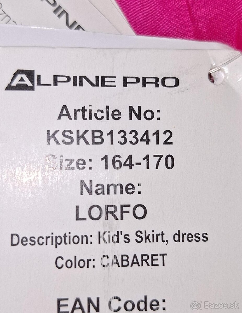 Zateplená sukňa ALPINE PRO 164-170 - 2