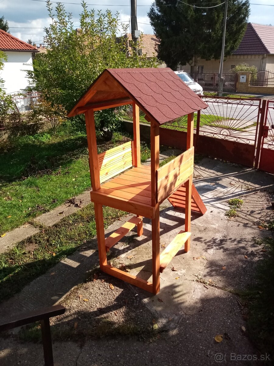 detský domček so šmýkačkou - 2