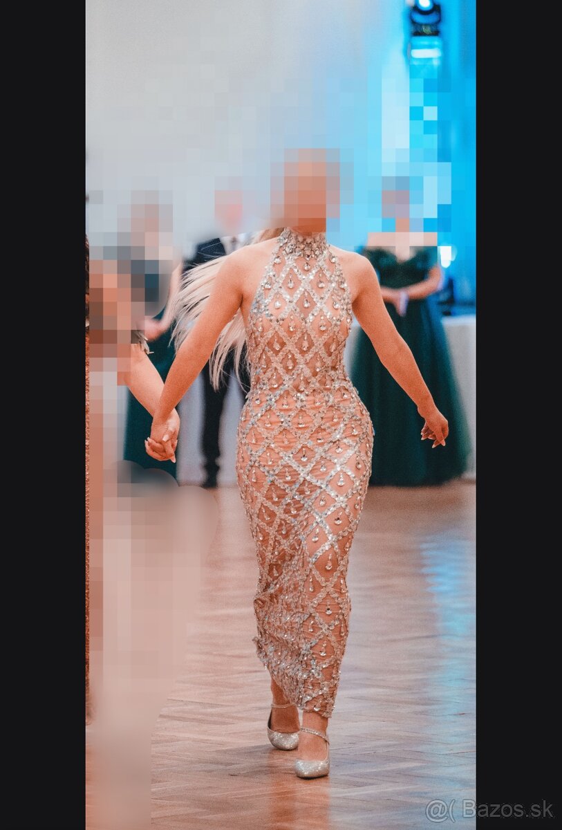 Spoločenské šaty na stužkovú / oslavu / svadbu - 2