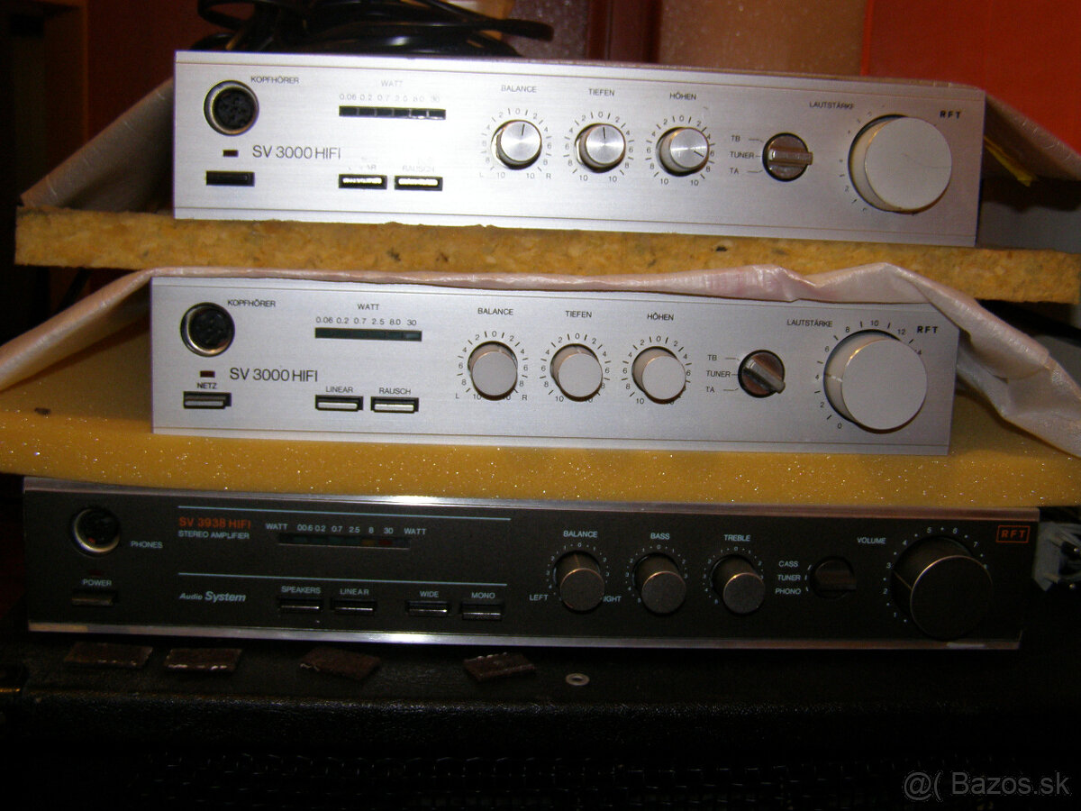 Reprosústavy TESLA,tunery+zosilnovače RFT,CDR Philips - 2