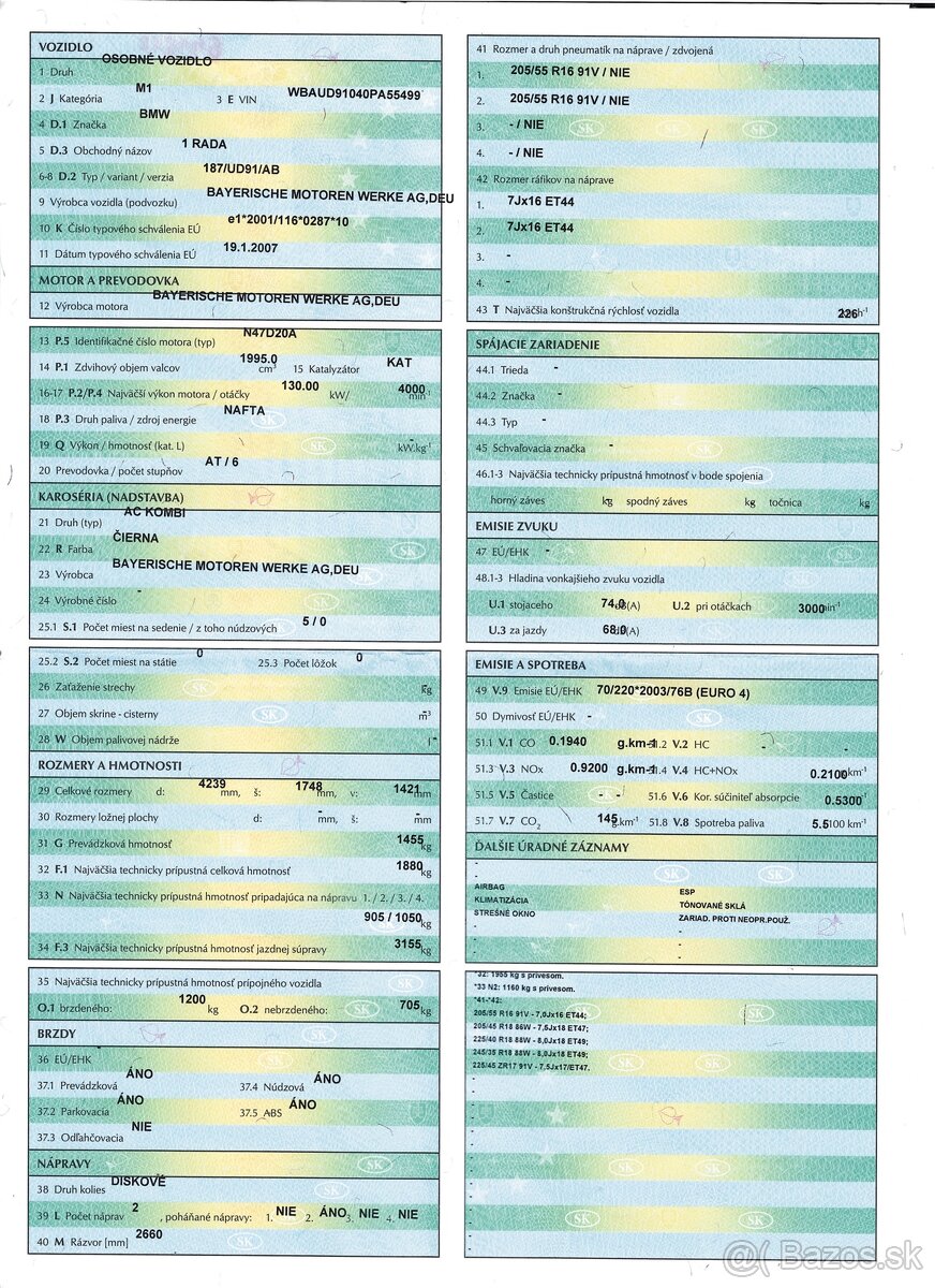 Kúpim disky BMW 120d M-Palet - 2