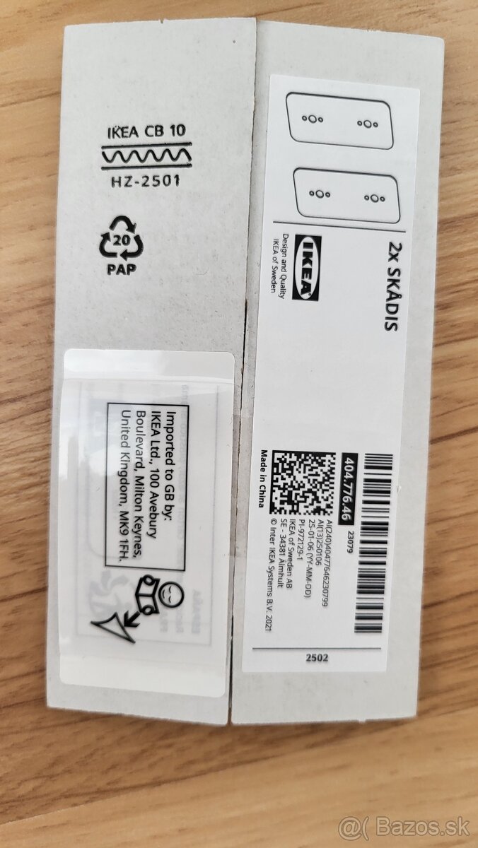 Spájacie diely ikea SKÅDIS - 2