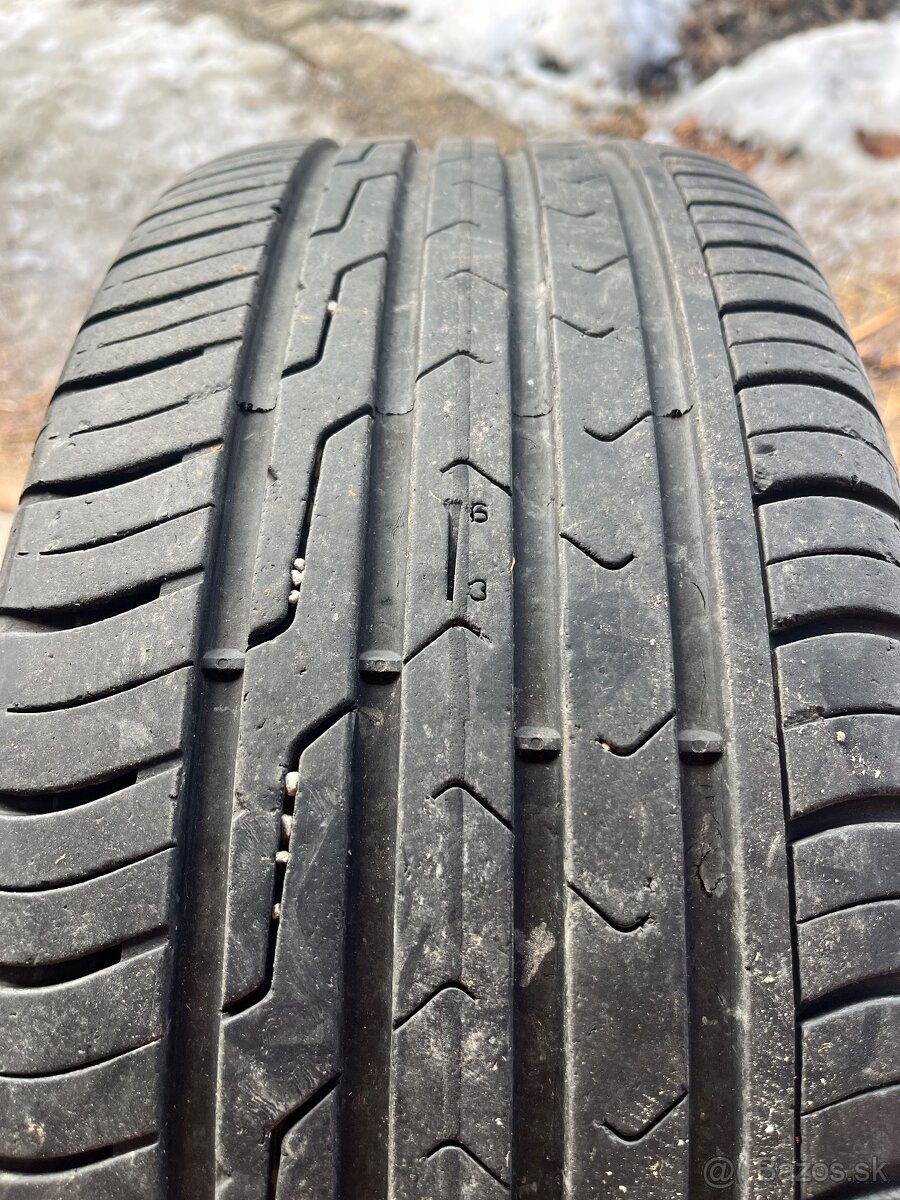 Sada letných pneumatík a originál diskov Vw - 2