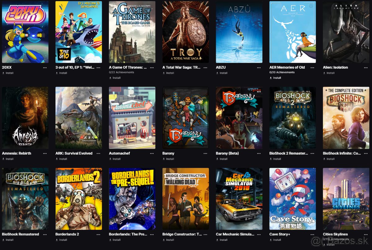 Epic Games účet 130+ hier - 2