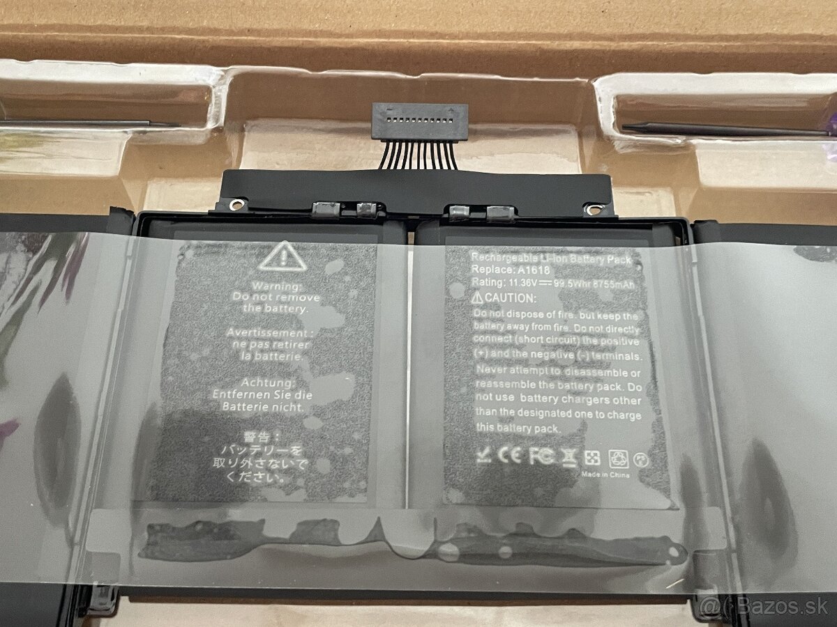 Batéria Apple MacBook Pro 15" Retina A1398 - Mid 2015 - 2