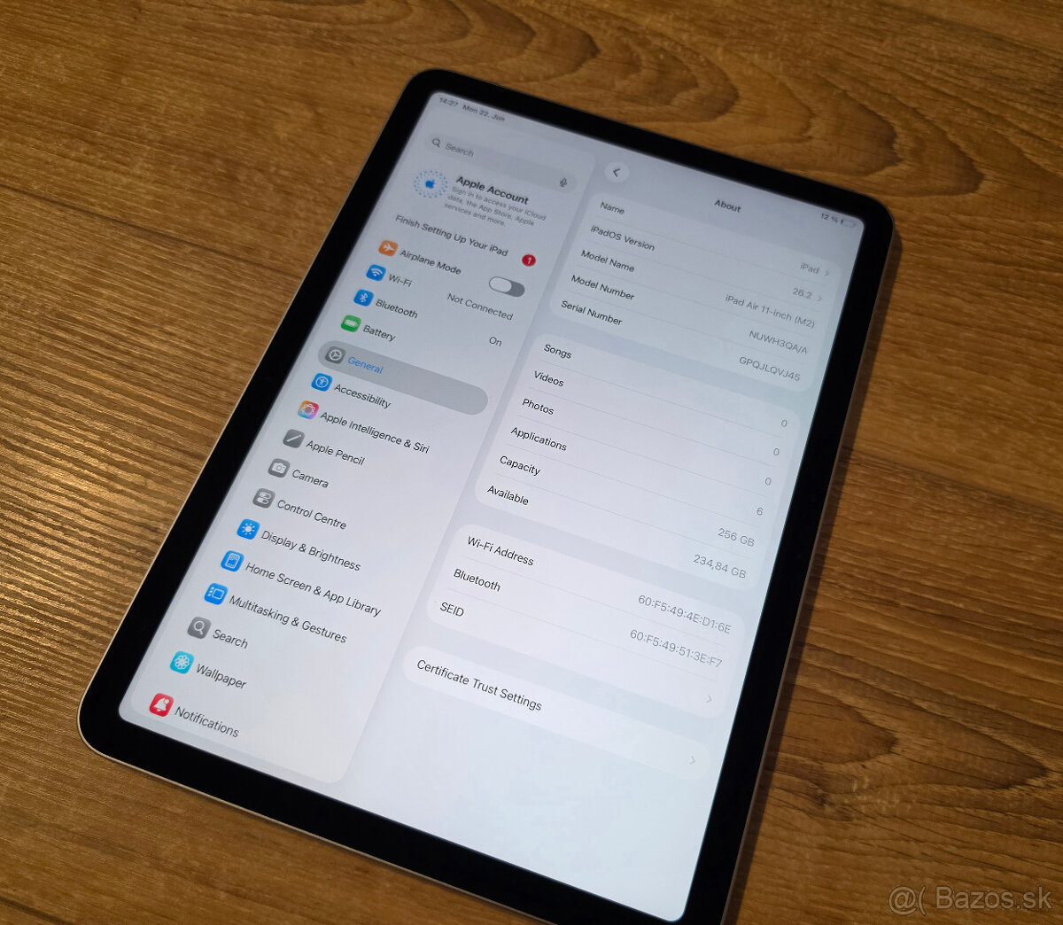 Apple iPad Air 11 m2 256gb - 2