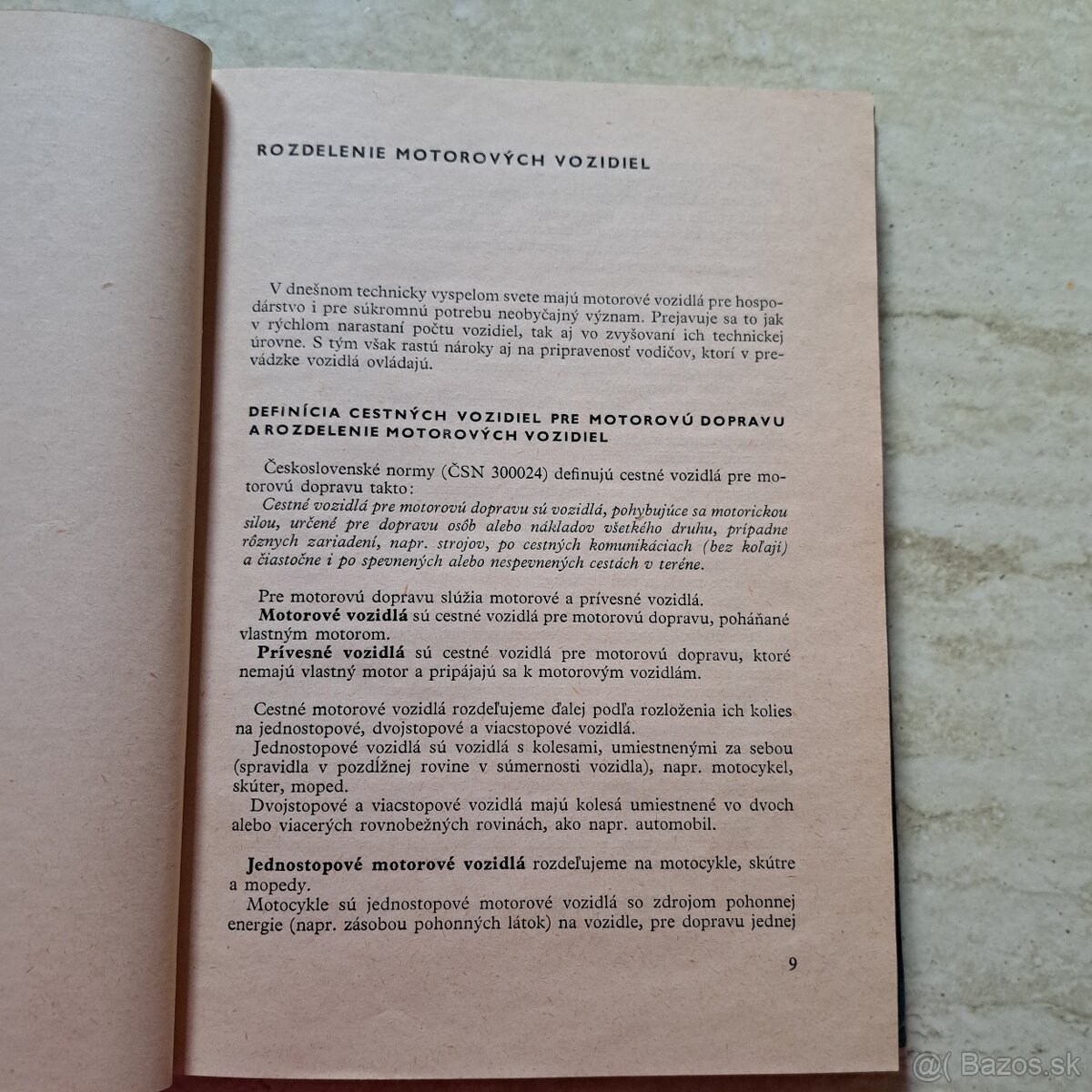 Učebnica pre autoškoly 1972 - 2