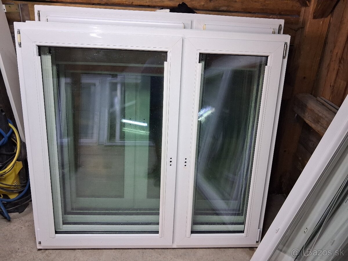 Predám plastove okna 145 x 145 cm - 2