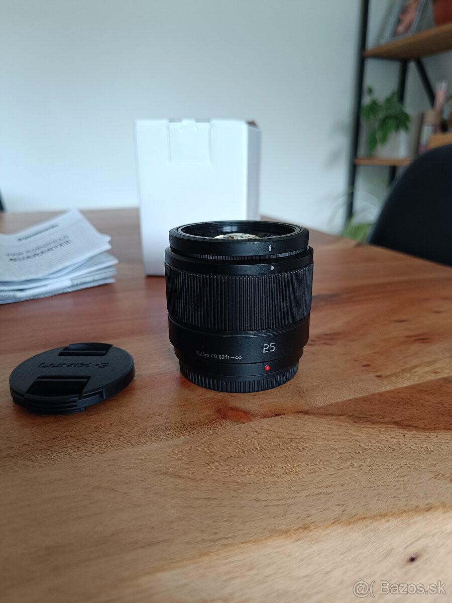 Panasonic Lumix 25 mm f/1.7 ASPH Záruka do 26.10.2026 - 2