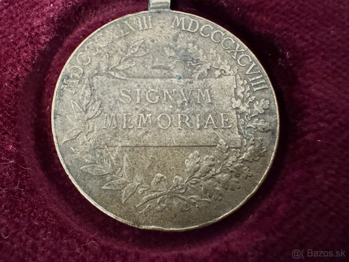 Jubilejná pamätná medaila Franz Josef - 2