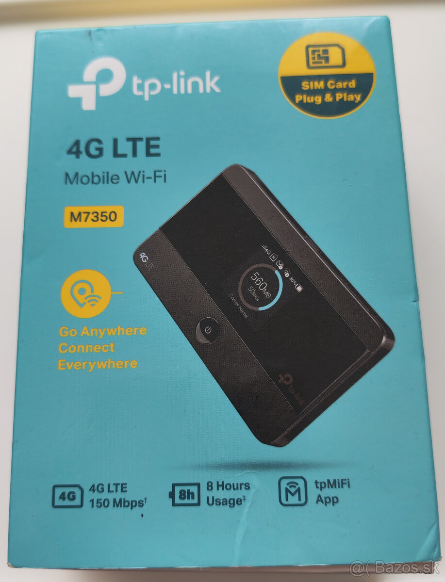 predám tp-link M7350 4G LTE Mobile Wi-Fi modem - 2
