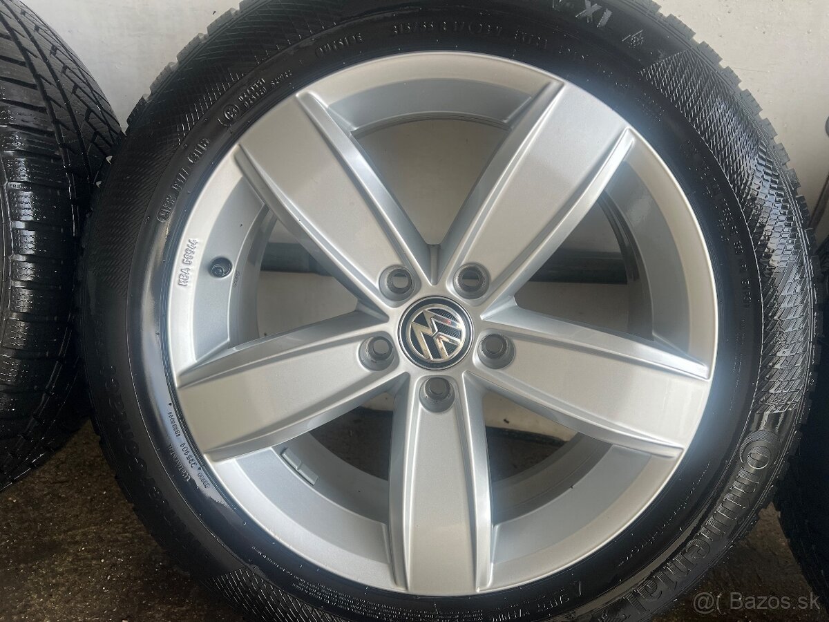 17” 5x112 r17 Originál VW hliníkové disky 215/55 r17 - 2