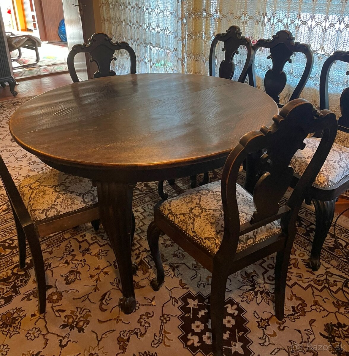 Starožitný rozkladací stôl - 2