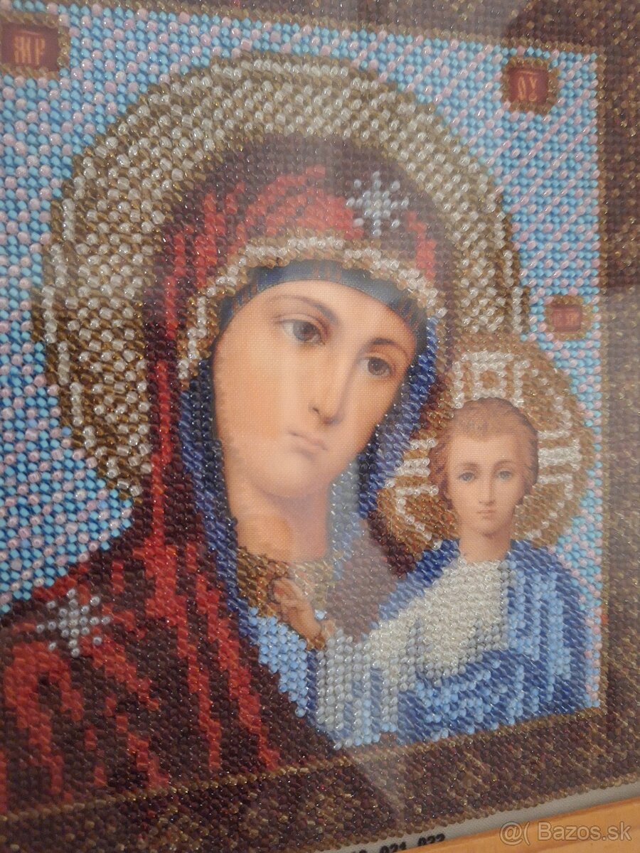 Ikona vyšitá korálkami - 2