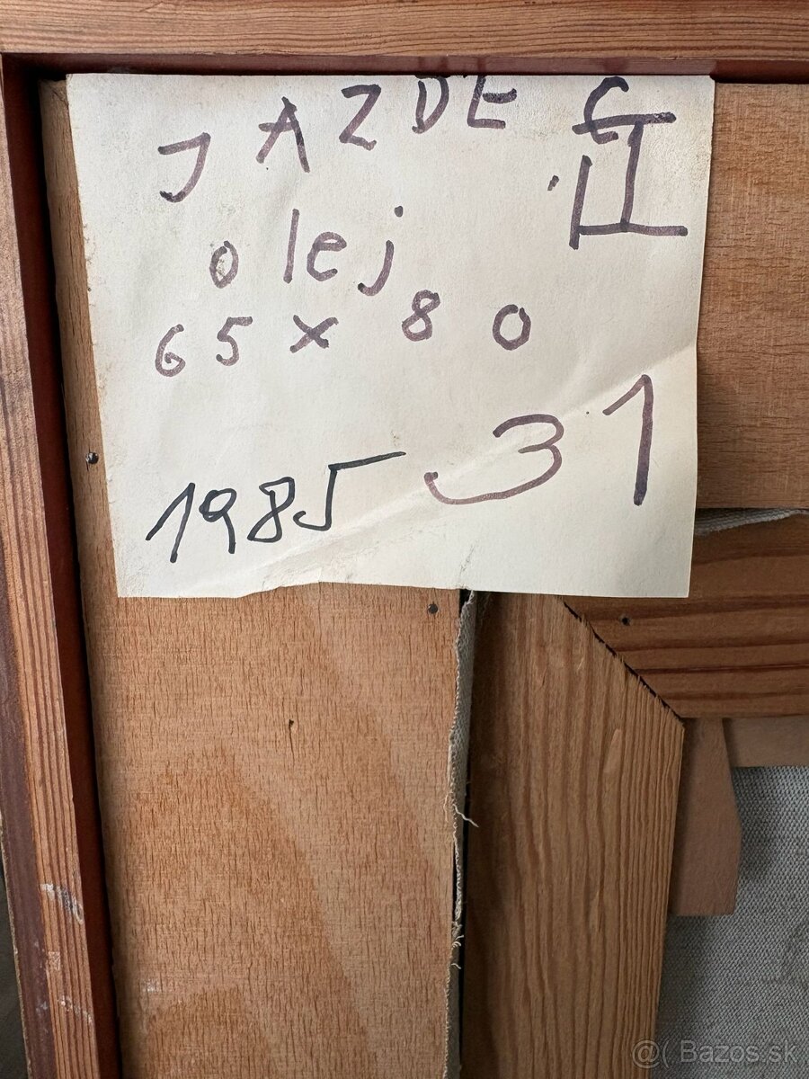 Obraz - olejomaľba – Jazdec - 2