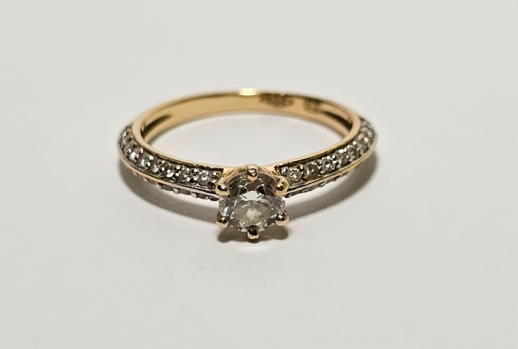 14k zlatý prsteň 0,63ct ❤️❤️❤️ - 2