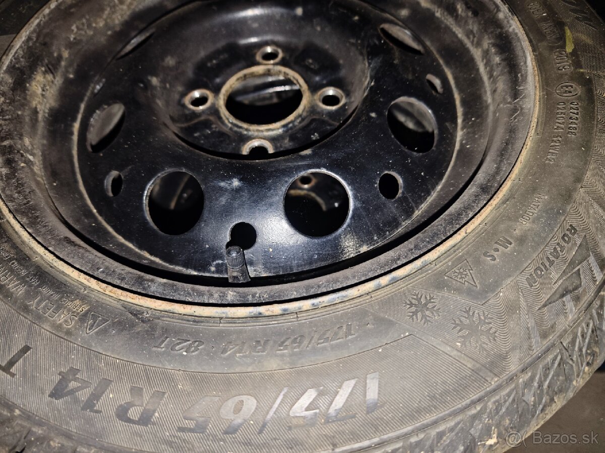 Disky + pneu zimne ford 175/65/r14 - 2