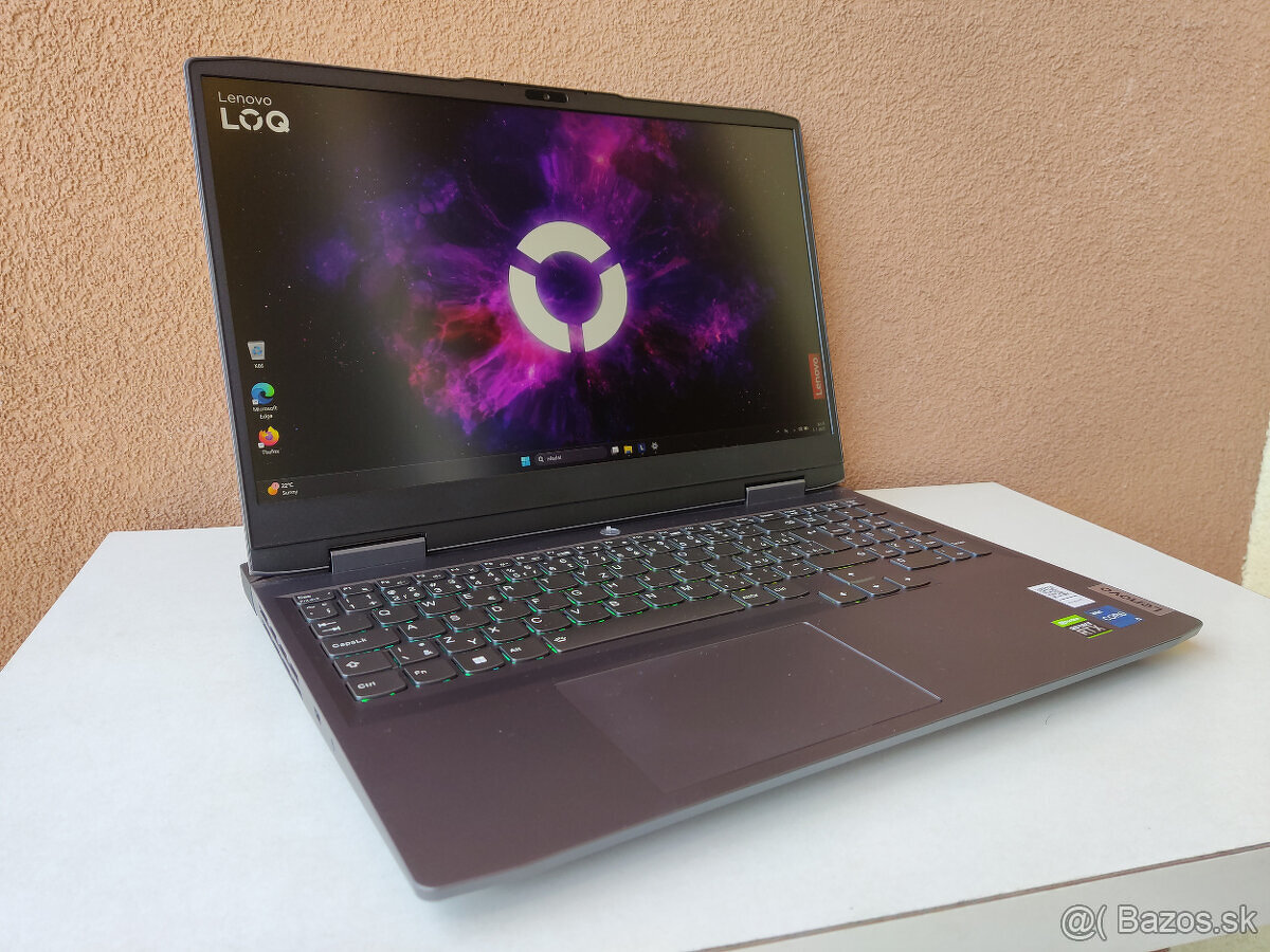 Herný Lenovo LOQ v ZÁRUKE -RTX 4060 8GB, 16GB ram, i5-13500H - 2