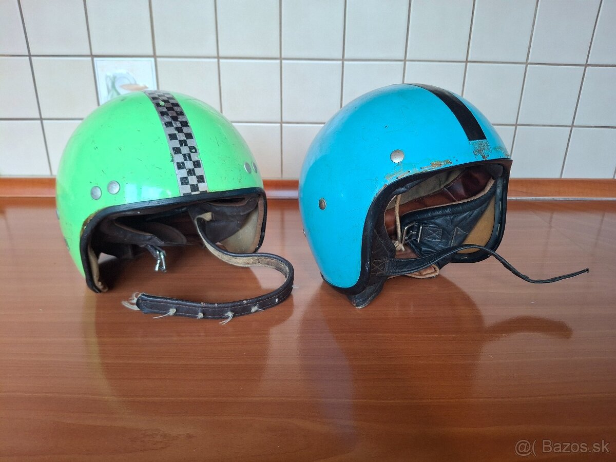 Retro motocyklová prilba - 2