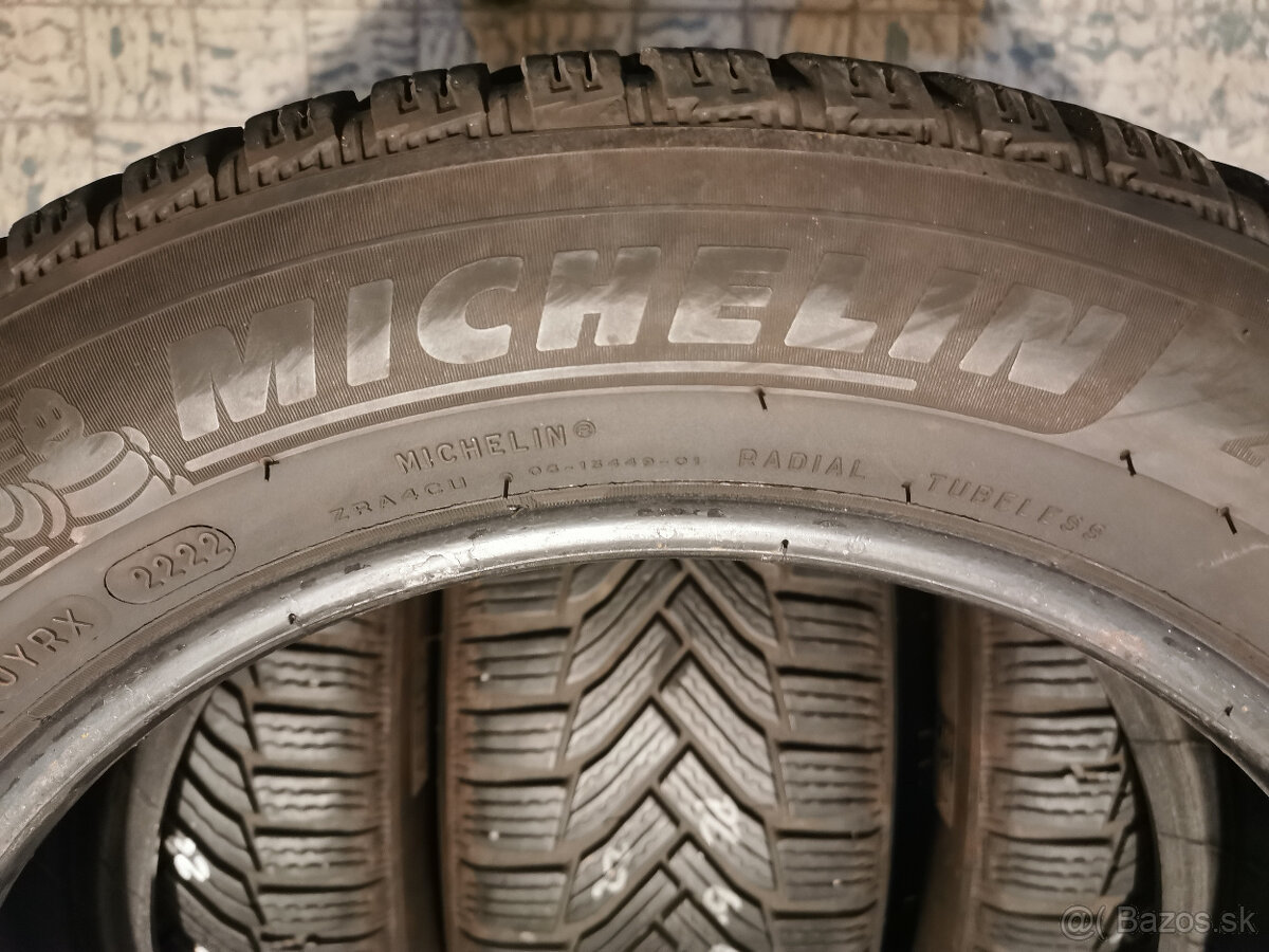205/55 R16 - zimné pneu Michelin (4 ks) - DOT 22 - 6+ mm - 2