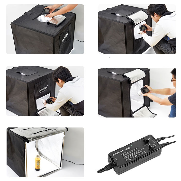 Godox LSD60 LED svetelný fotostan 60cm - 2