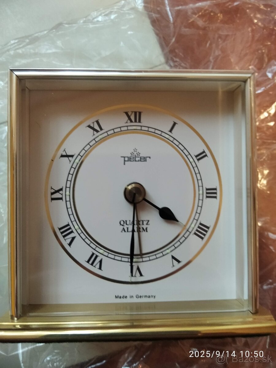 Retro stolové hodinky zn. Peter - 2