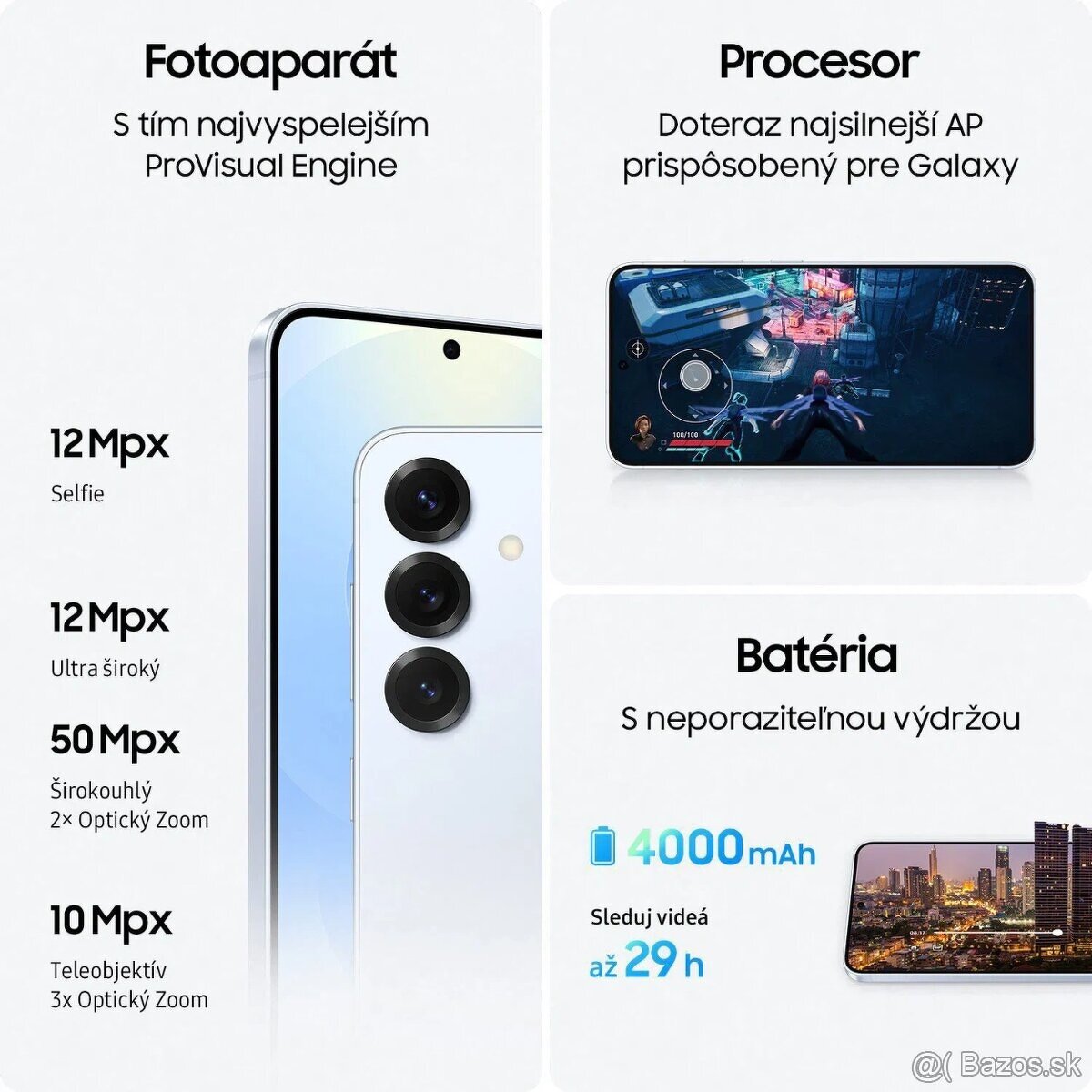 Samsung Galaxy S25 12/256,svetlomodrý-novy,zabaleny,24.m.zar - 2