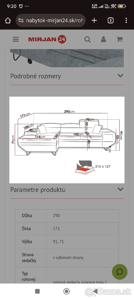 Moderna rohova sedacia suprava v magic velvet uplne nova - 2