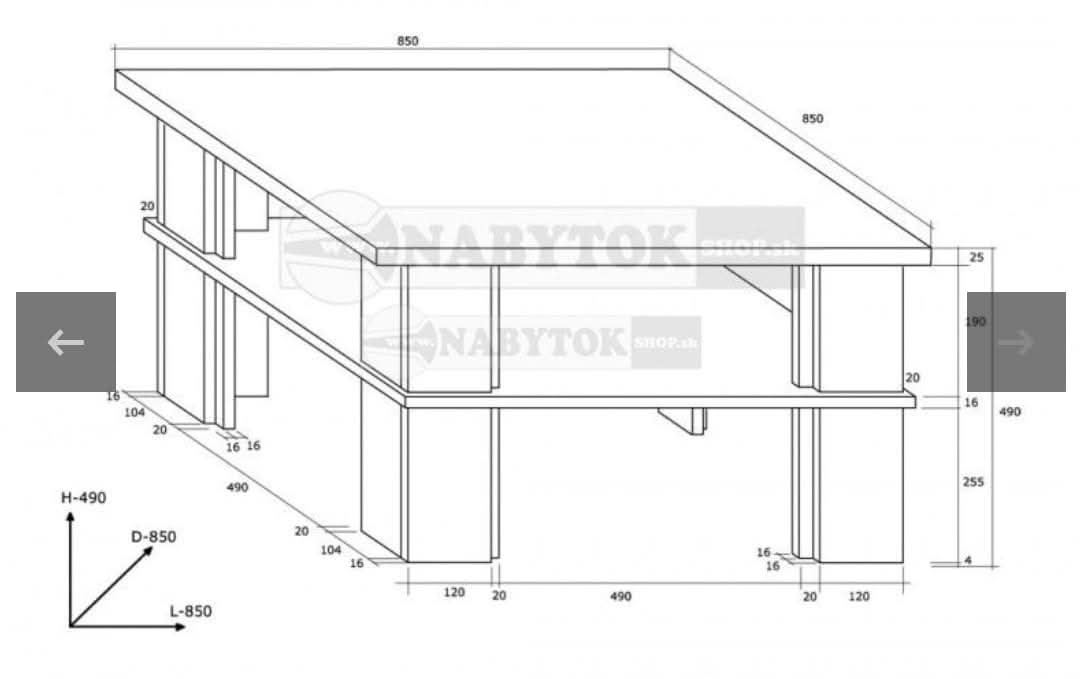 Konferenčný stolik - 2