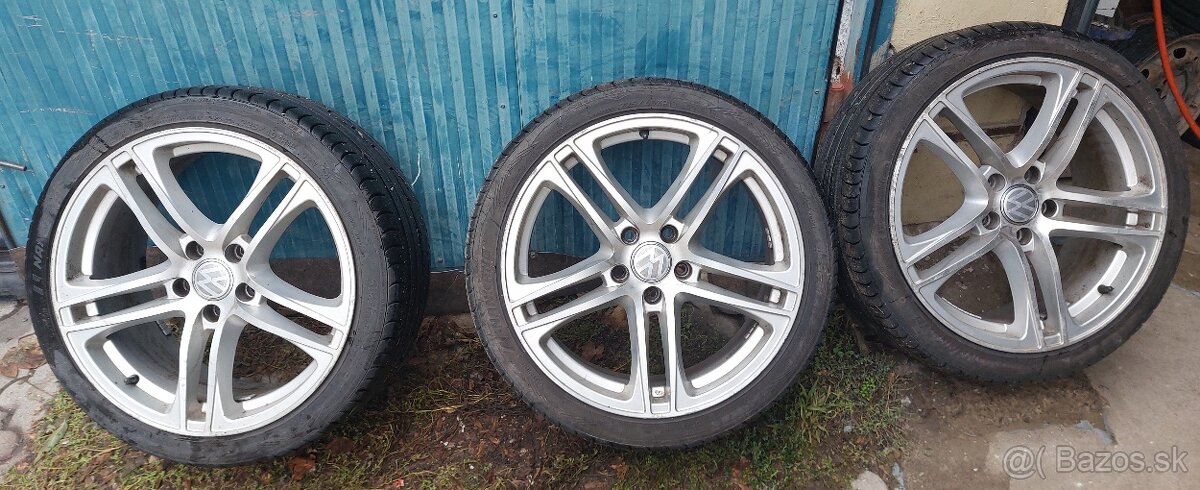 VW letne pneu R18 5x112 disky - 2