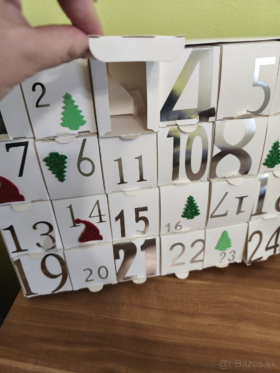 Papierový adventný domček - 2