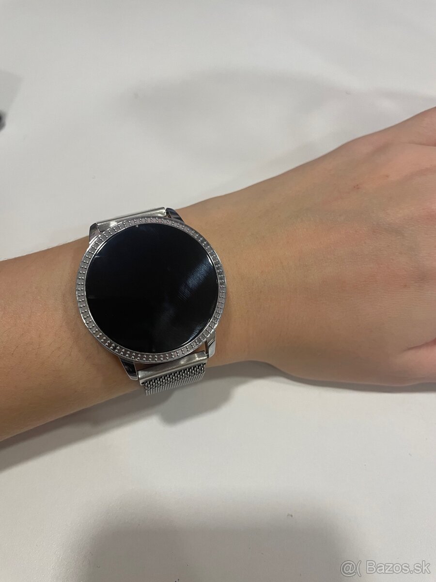 Smart watch strieborné hodinky - 2