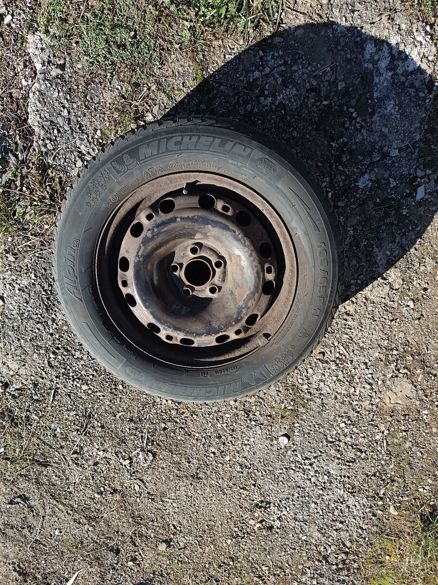 Oceľové disky 4ks 5x100 r 15 - 2