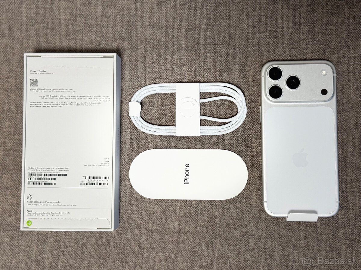 NOVÝ Apple iPhone 17 Pro Max 512GB Strieborný (e-SIM) - 2