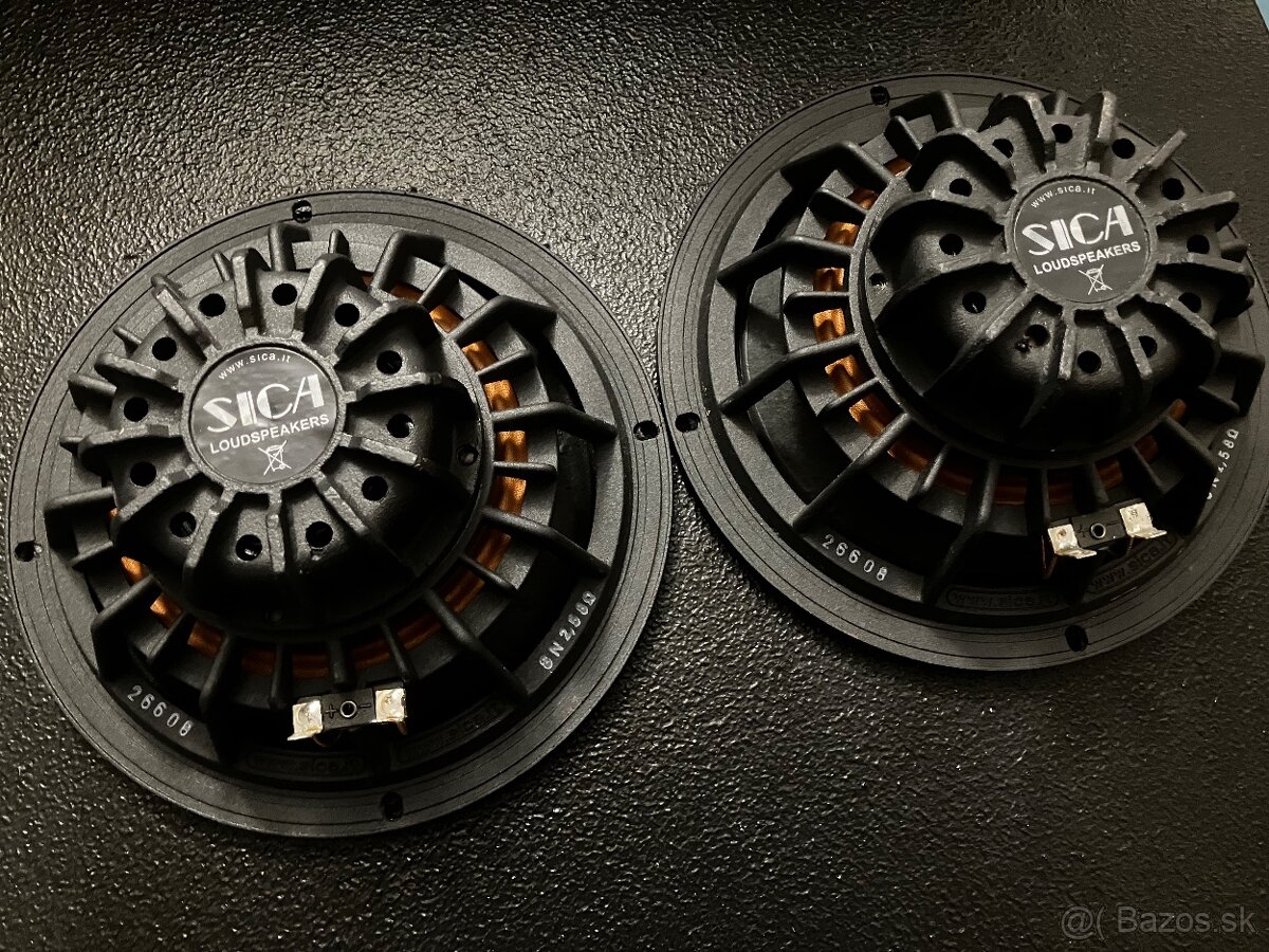 8” neodýmové reproduktory Sica - 2