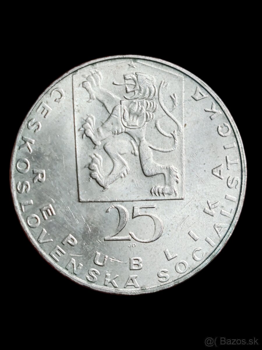 25 Kčs 1969 Purkyne - 2