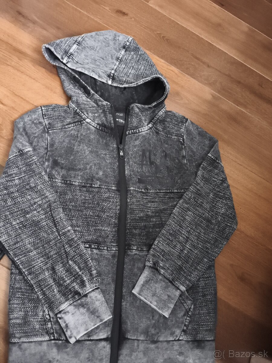 Mikina, sivá, veľkosť 134/140 - 2