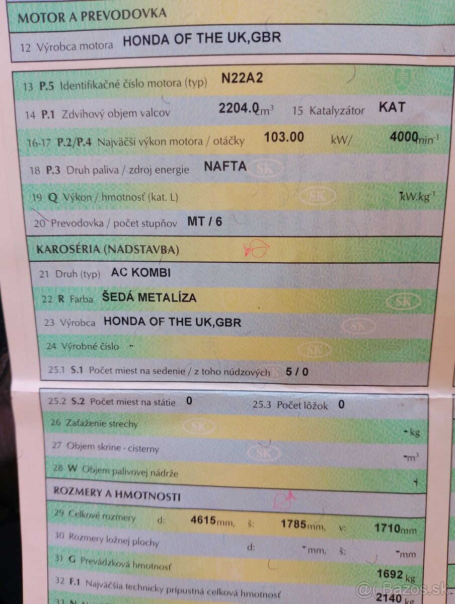 H CR-V, predaj/výmena - 2