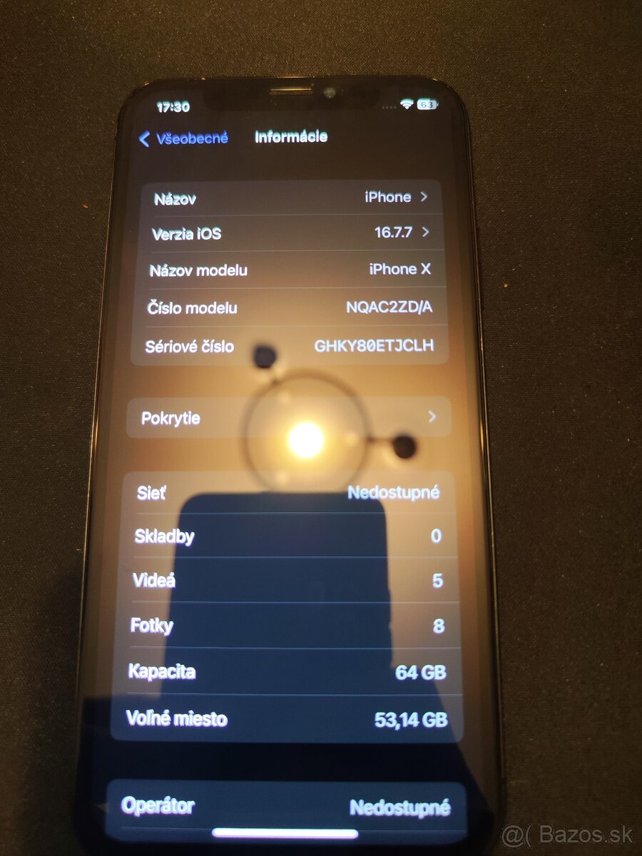 Predám iphone X 64gb pekný stav - 2