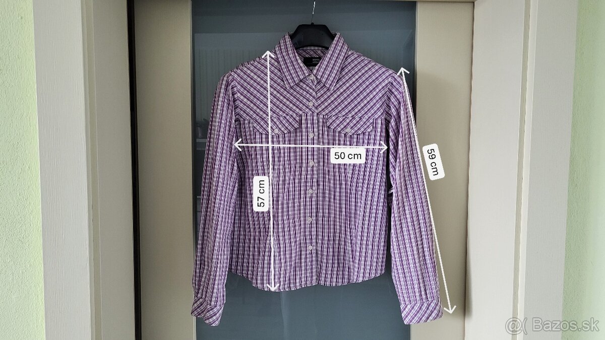 Dámska kockovaná košeľa - 2