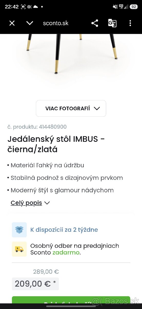 Jedálenský stôl - 2
