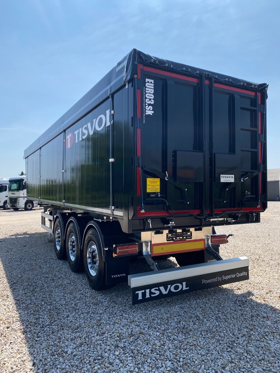 Sklápací náves - Tisvol S3N 52m3 5680kg, Možnosť prenájmu