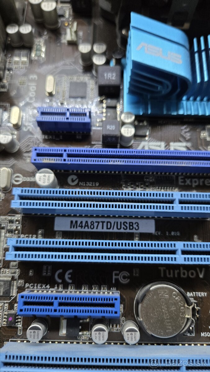 ASUS M4A87TD EVO + AMD Phenom II X4 955, chladič - 2