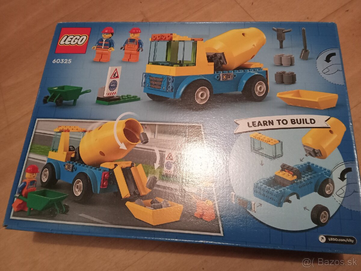 Lego 60325 nakladiak s miesackou na cement - 2