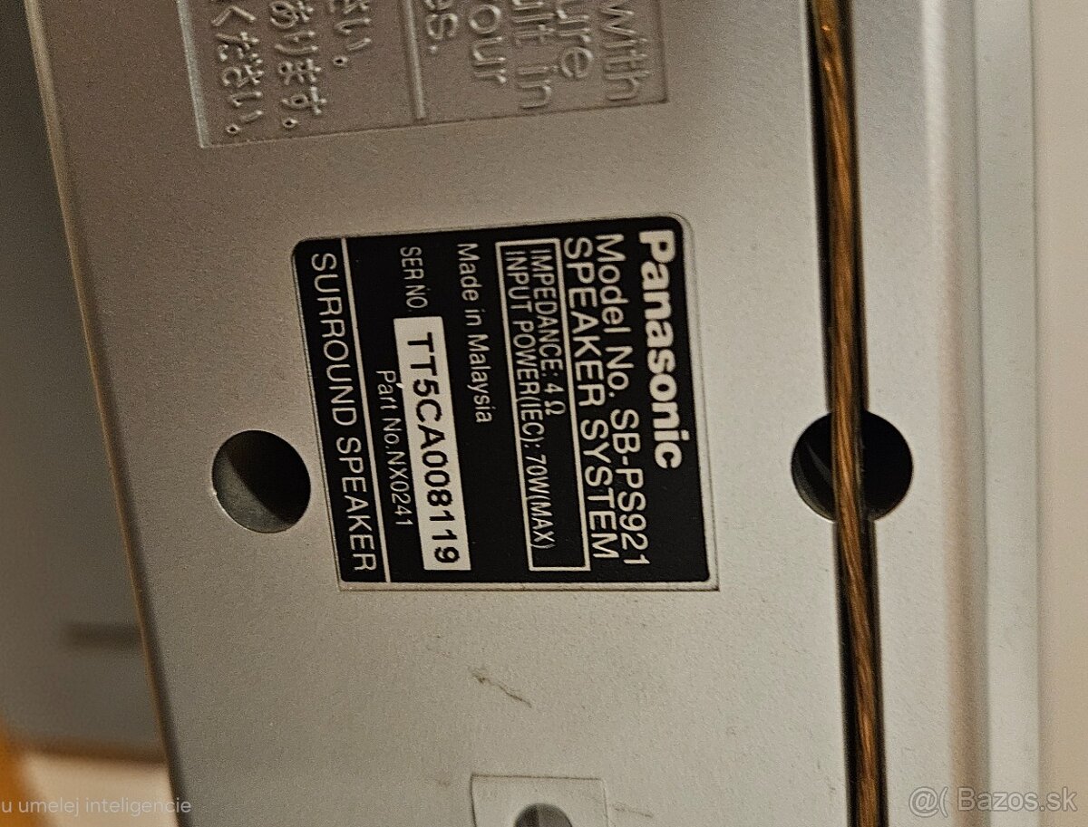 Reproduktory Panasonic 4ks - 2