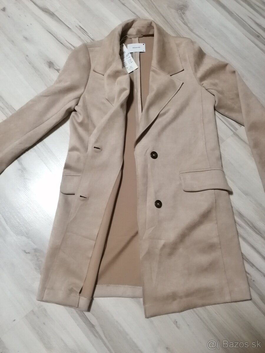 Predĺžený ľahký kabát xs - 2